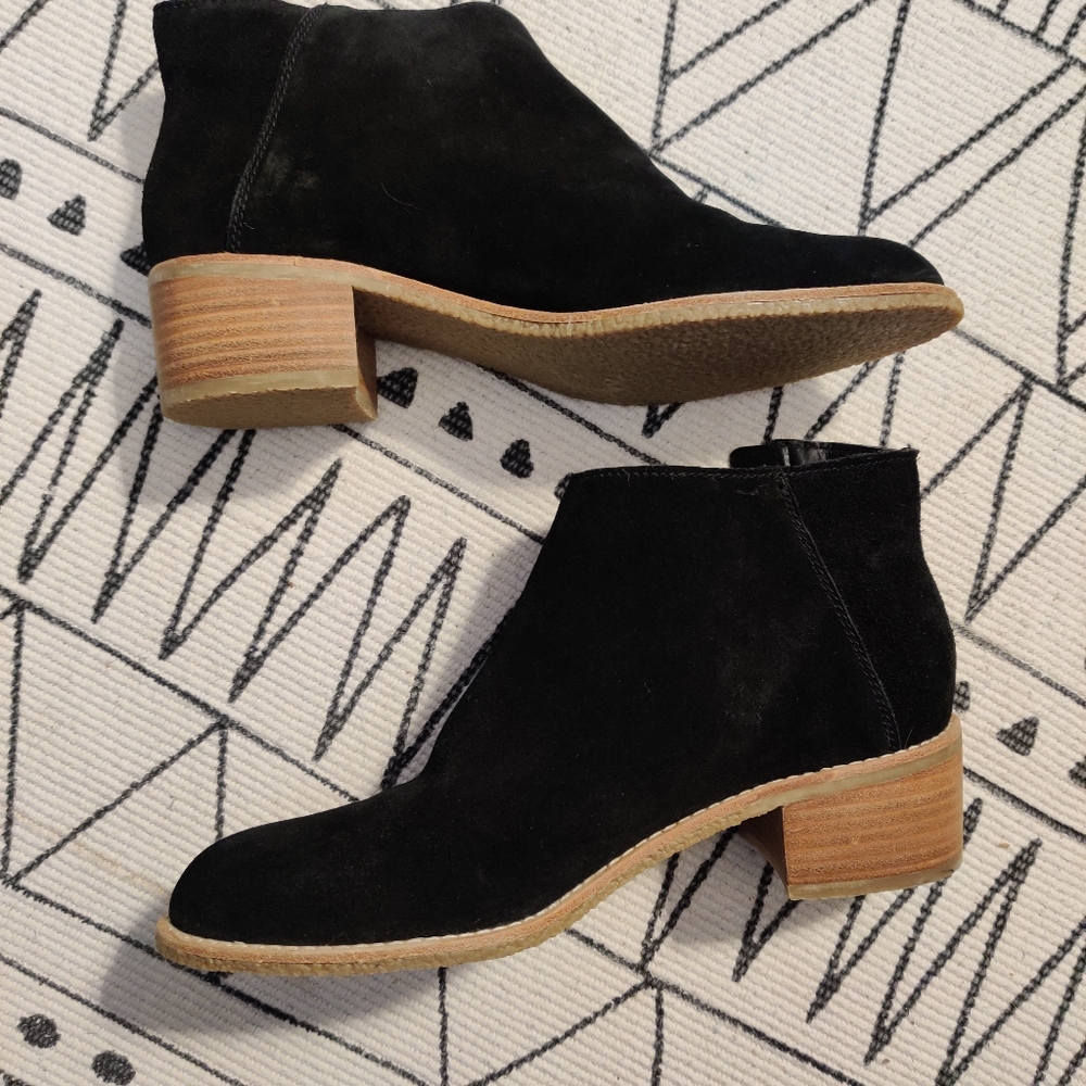 Dolce Vita Black Suede Booties